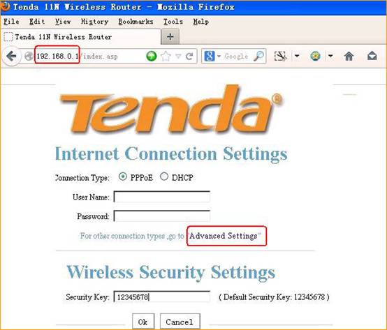 How To Setup The Router For Static Ip Internet Connection Mode Tenda